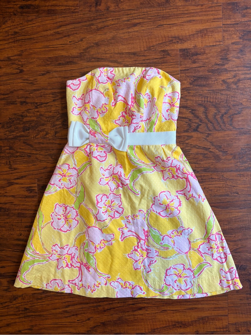 Lilly Pulitzer Amberley Floral Strapless Dress